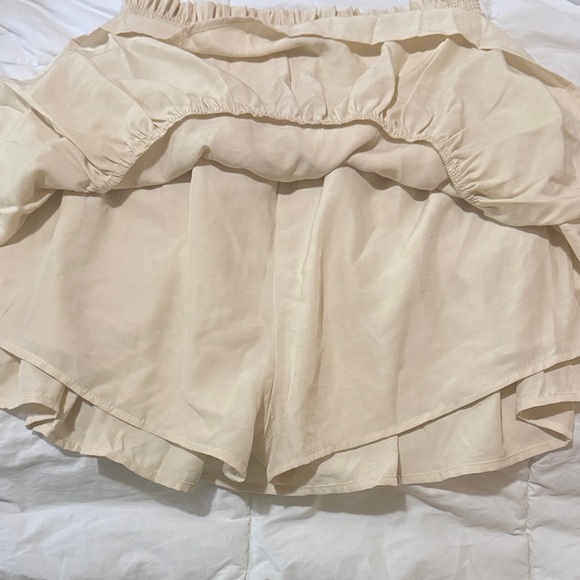 Khaki Ruffled Skort - Picture 2 of 2